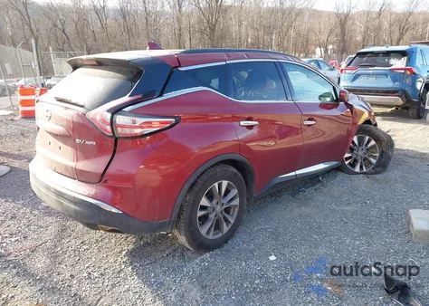 2018 Nissan Murano Sv from USA, damaged, VIN 5N1AZ2MH0JN105028